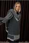 Plain Knitted Scarf Anthracite