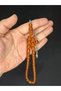 Special Gift for Your Loved One: Amber-Tinted Rosary Beads, Honey-Colored, Capsule-Cut, 11Mmx9Mm, H-1625. - 2