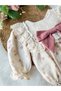 Gale Long Sleeve Lace Detailed Special Occasion Holiday Baby Girl Romper - 5