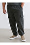Rmz Gi̇yi̇m Farkiyla Large Size Standard Fit Men's Cargo Pants - 3