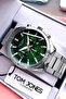 Men's Wristwatch 3 Atm Water Resistant Silver Color Steel Band Wlg203 - 4