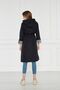 Women's Drawstring Waist Water Repellent Hooded Trench Coat - 6