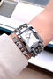 Original Women's Wristwatch 3 Atm Waterproof Silver Color Chain Steel Band Gift Bracelet Tjb2001C4