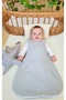 Winter 2.5 Tog Zippered Baby Girl-Boy Sleeping Bag 2.5 Tog - Gray/ Polka Dot
