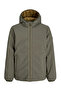 Men's Green Jjebrook Reversible Jacket Sn Double-Sided Coat Jacket 12278780-Olive Night - 4