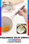 Stainless Steel Beater Chrome Metal Handle Luxury Beater Egg Milk Mixer Dough Beater