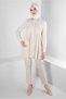 EMBROIDERED COLLAR PILYSE DETAIL TUNIC 43509 - 2