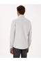 Gray Flexible Slim Fit Striped Long Sleeve Shirt 50307162-Vr024 - 5
