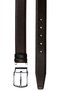 Genuine Leather Double-Sided 3.5 cm Men's Belt - 3 Pieces Black-Tan, Black-Brown, Black-Navy Blue) - 3