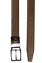 Genuine Leather Double-Sided 3.5 cm Men's Belt - 3 Pieces Black-Tan, Black-Brown, Black-Navy Blue) - 5