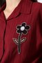 Ribana Long Sleeve Durres Textured Flower Detail Cool Fabric Women's Shirt - 6