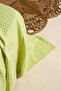 Viva 100% Cotton Lime Green Pique 200X220 2604 - 2