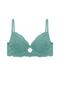 Lace Pack Low-Cut Bra - Non-Padded - 2451 - Petrol Green