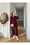 Lena Modal Fabric Snap Detail Women's Hijab Two-Piece Set - 3