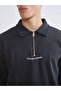 Esvab • Modern & Distinctive Devrik Roba Collar Men's Sweatshirt - 4