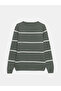 Sparkling Choices from Shining Store Zero Roba Collar Long Sleeve Striped Men's Knitwear Sweater - 8