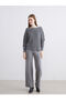 Rmz Gi̇yi̇m Farkiyla Wide Roba Collar Loose Fit Women's Knitwear Sweater - 2