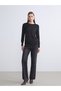 Rmz Gi̇yi̇m Farkiyla Zero Roba Collar Striped Women's Knitwear Sweater - 3