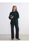 Crew Neck Self-Patterned Women's Knitwear Sweater - 2