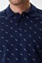 Bobby Men's 100% Cotton Polo Neck T-Shirt Light Navy Blue - 4