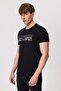 Huge Men's 100% Cotton O-Neck T-Shirt Black - 3