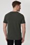 Twingo Men's 100% Cotton Crew Neck Pique T-Shirt Olive - 3