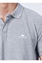 Big Twins Men's 100% Cotton Polo Neck T-Shirt Gray Melange - 5