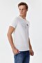 Cedric Men's 100% Cotton Crew Neck T-Shirt Off White - 3