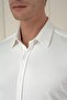 Men's Slim Fit Ecru/Off-White Classic Shirt g 1580 - 5