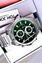 Original Square Case Men Wristwatch Waterproof Silver Color Steel Band Gtje2099C3 - 3
