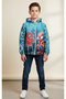 Boy's Waterproof Hooded Raincoat
