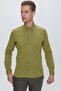 Men's Gk 664 Slim Fit Mustard Classic Shirt - 2