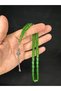 Fire Ambroid Rosary Green Color Cut Cut 10.5Mmx6Mm T-661 - 2