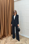 Striped Jacket Set Black - 6