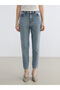 Rmz Gi̇yi̇m Farkiyla Waist Drawstring Mom Fit Women's Jean Pants - 3