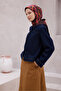 Twill Silk Scarf Brown, Pink - 3
