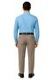 Relaxed Fit Classic Cotton Linen Beige Dad Men's Trousers - 3