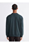 Crew Neck Long Sleeve Men's Thick Sweatshirt - 5