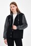 Women's Jeanvibe Printed Comfortable Cotton Hooded Denim Jacket - 5