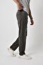 Men's Wide Leg Stretchy Baggy Smoked Jeans - 3