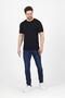 Men's Crew Neck Short Sleeve Tight Summer Black Basic T-Shirt