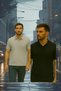 Men's 2 Pack Half Placket Loose Polo Neck T-Shirt - 6