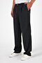 Men's Oversize Stretchy Wide Leg Anthracite Baggy Trousers - 2