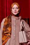 Tile Leaf Pattern Royal Shawl