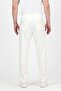 Men's Striped Loose Elastic Classic White Trousers - 5
