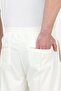 Men's Striped Loose Elastic Classic White Trousers - 4