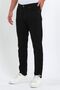 Men's School and Daily Use 5-Pocket Black Classic Trousers - 2