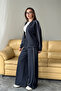 Women's Modal Fabric Double Piped Zipper Set 1127 - 4