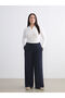 Esvab • Modern & Distinctive Wide-Leg Women's Trousers with Waist Drawstring - 3