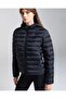 Logo Riju Women's Black Regular Inflatable Coat - 3